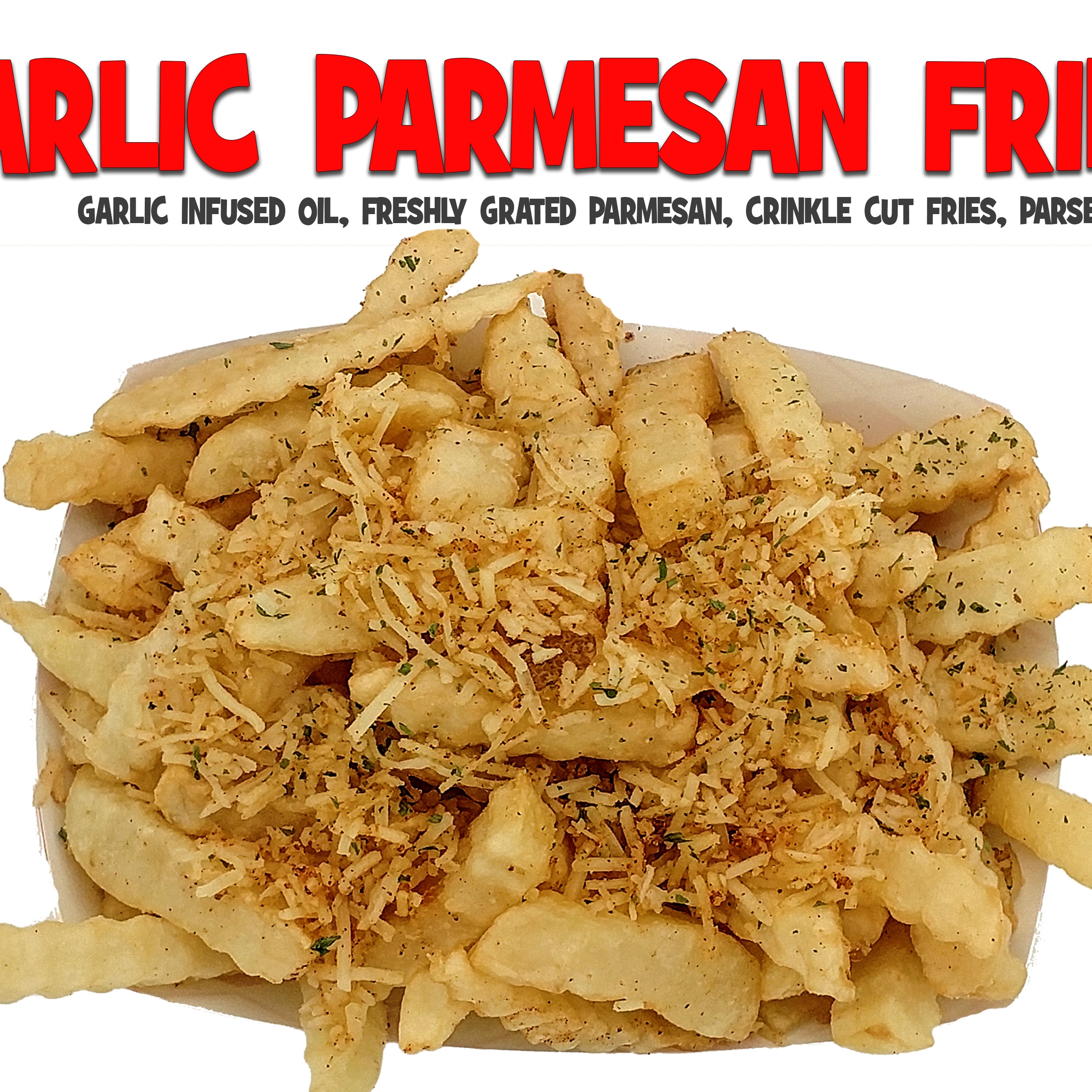 Garlic Parmesan fries 